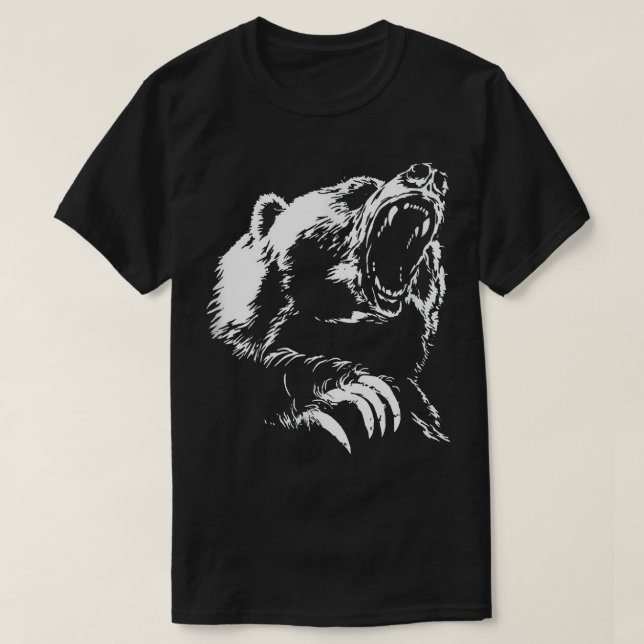 Faces Men Shirt Bear  (Design Front)