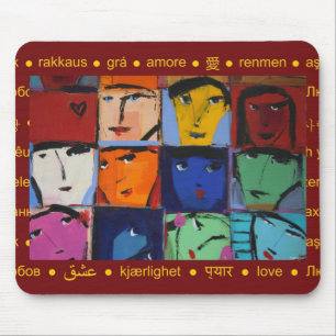 Faces Mouse Pad
