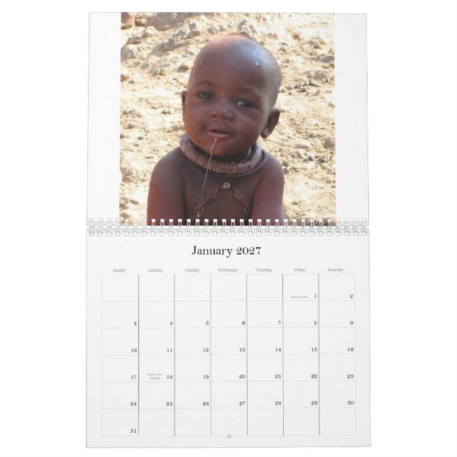 Faces of Africa - Customised - Customised Calendar (Jan 2027)
