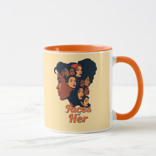 Faces of Her Celebrating Women’s History Month Mug