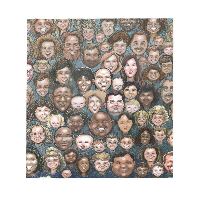 Faces of Humanity Notepad (Front)