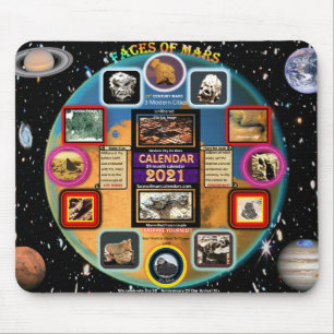 faces of mars mouse pad