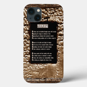 Faces of Sin iPhone 13 Case