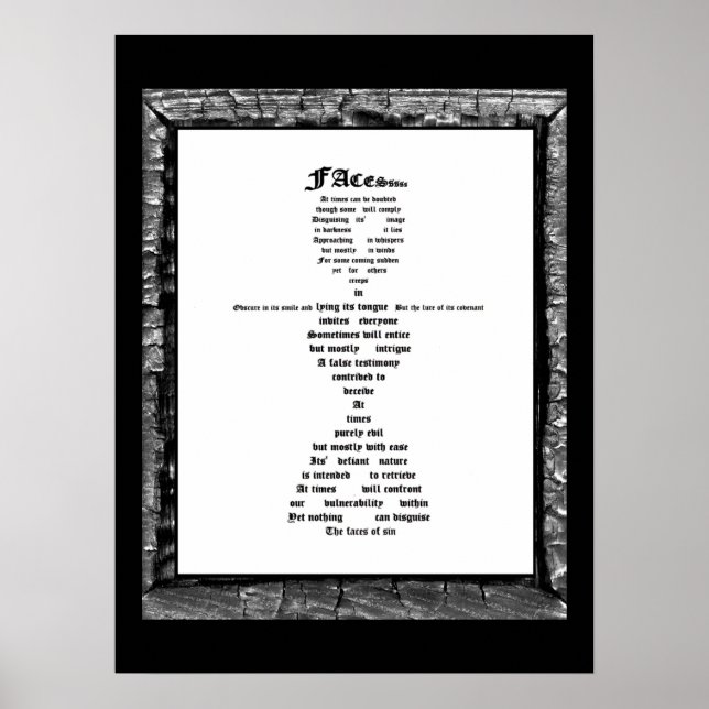 Faces of Sin Poster (Front)