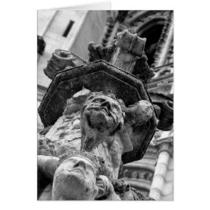 Faces on the Cathedral Card