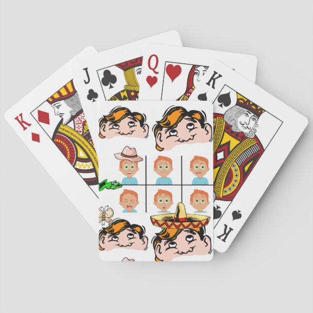 Faces Playing Card Deck (Back)
