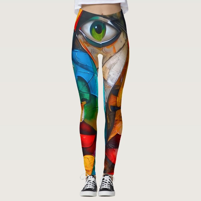 Faces we know leggings (Front)