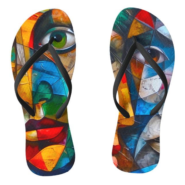 Faces we know thongs (Footbed)