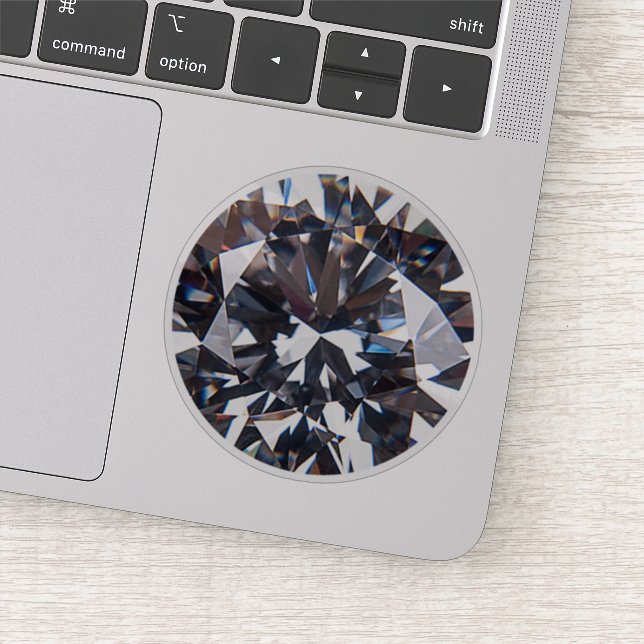 Faceted Elegant Diamond Image (Detail)