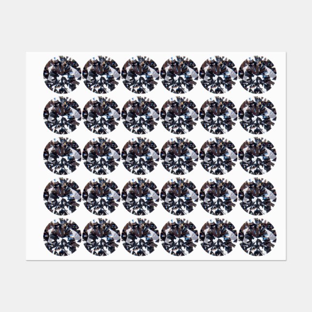 Faceted Elegant Diamond Image (Sheet)