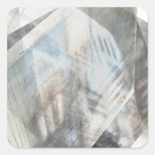 Faceted Illusion IV Square Sticker