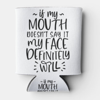 Facial expression, silence, quiet can cooler