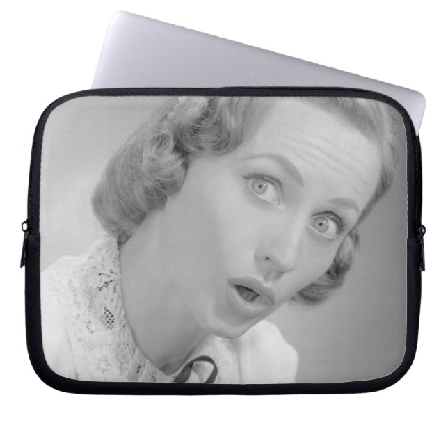 Facial Expressions Laptop Sleeve (Front)