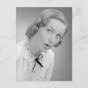 Facial Expressions Postcard