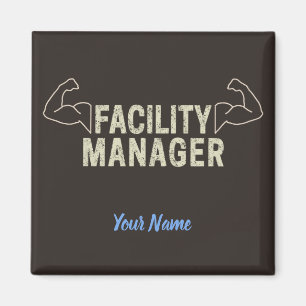 Facility Manager or Janitor and caretaker gift Magnet