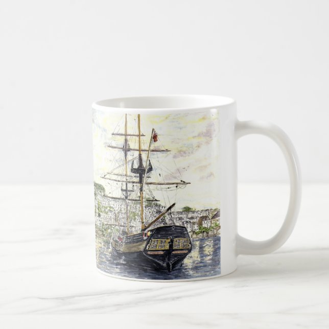 'Facing Fowey' Mug (Right)