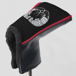 Facing spiny lobsters golf head cover