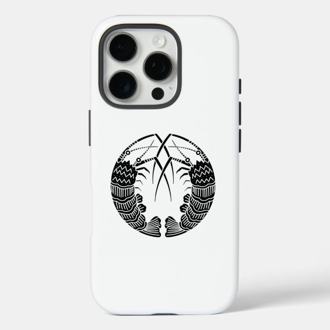 Facing spiny lobsters  iPhone 16 Cases (Back)