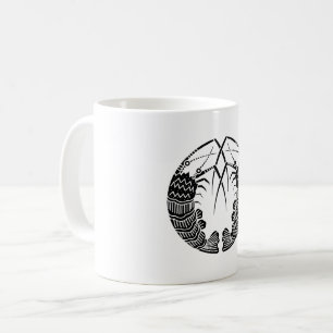 Facing spiny lobsters  Mugs & Cups