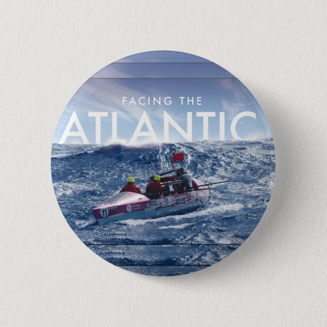 Facing the Atlantic - Round button (Front)