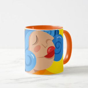 Facing the sun mug