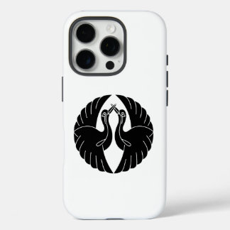 Facing white cranes iPhone 16 pro case