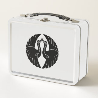 Facing white cranes Lunch Boxes