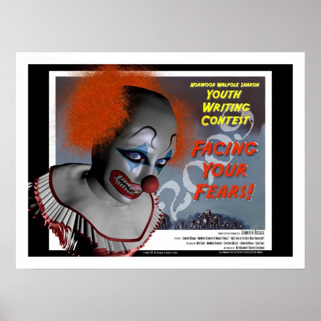 Facing Your Fears '09 Youth Writing Contest Poster (Front)