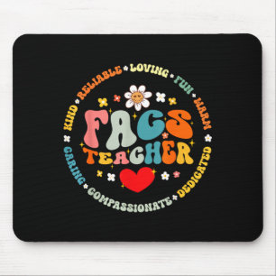 Facs Teacher Back To School Family And Consumer Mouse Pad