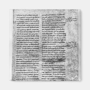 Facsimile copy magnet