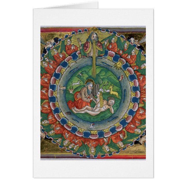 Facsimile copy of Genesis 2:22 God created Eve, fr (Front)