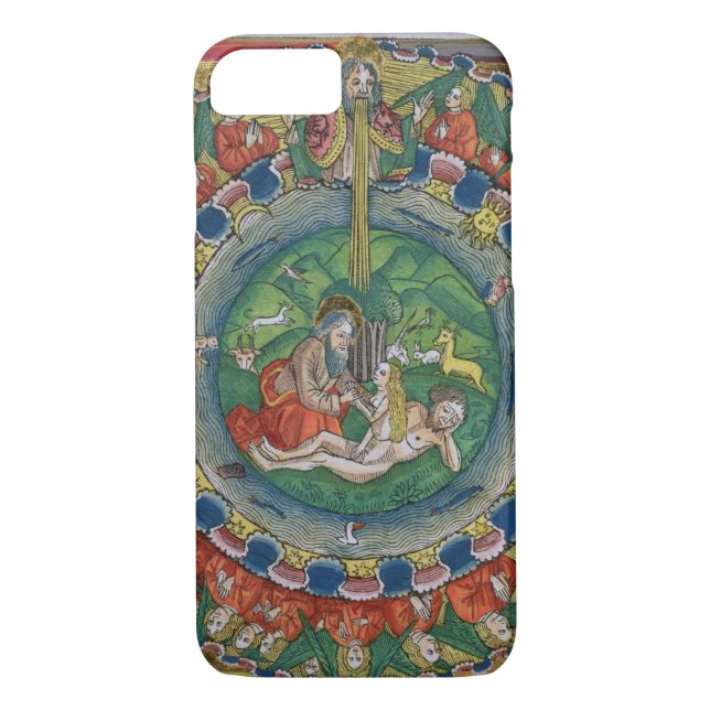Facsimile copy of Genesis 2:22 God created Eve, fr Case-Mate iPhone Case (Back)