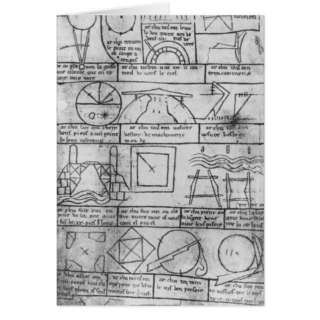 Facsimile copy of Geometrical figures (Front)