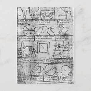 Facsimile copy of Geometrical figures Postcard