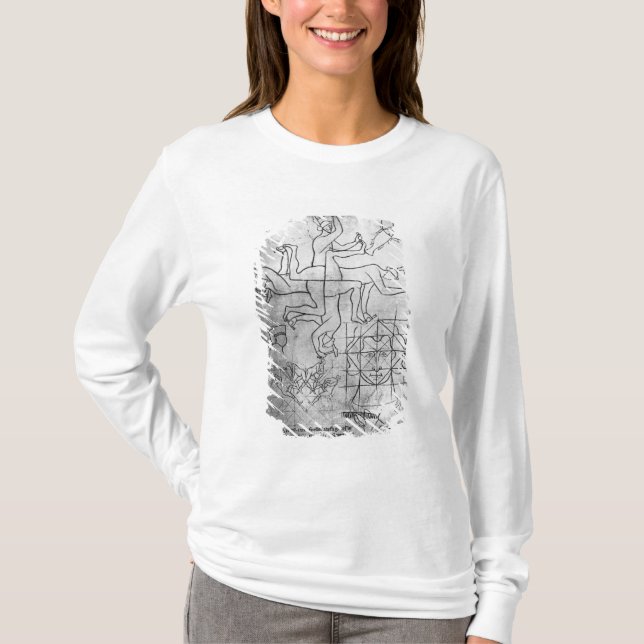 Facsimile copy of Ms Fr Studies of men T-Shirt (Front)