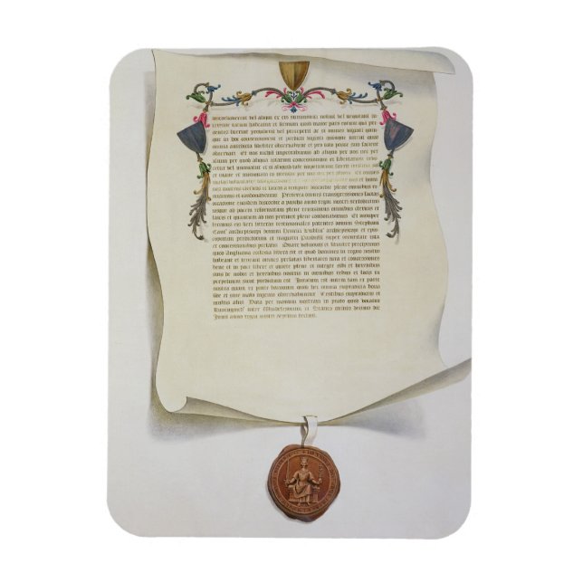 Facsimile edition of the Magna Carta, first publis Magnet (Vertical)