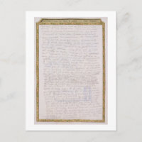 Facsimile of a letter from Elizabeth I to Francois