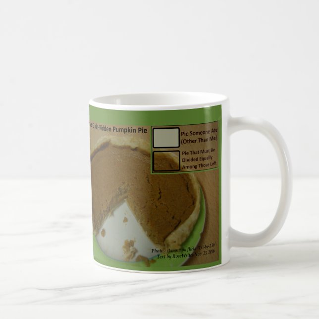 Fact-Based Pie Chart by RoseWrites Coffee Mug (Right)