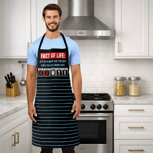 Fact of Life Calendar Says WTF Humour Apron