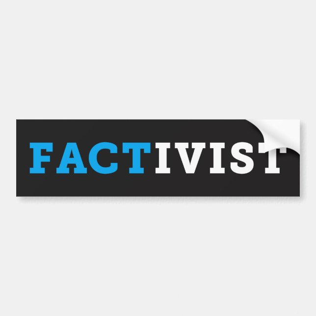 FACTivisit Bumper Sticker (Front)