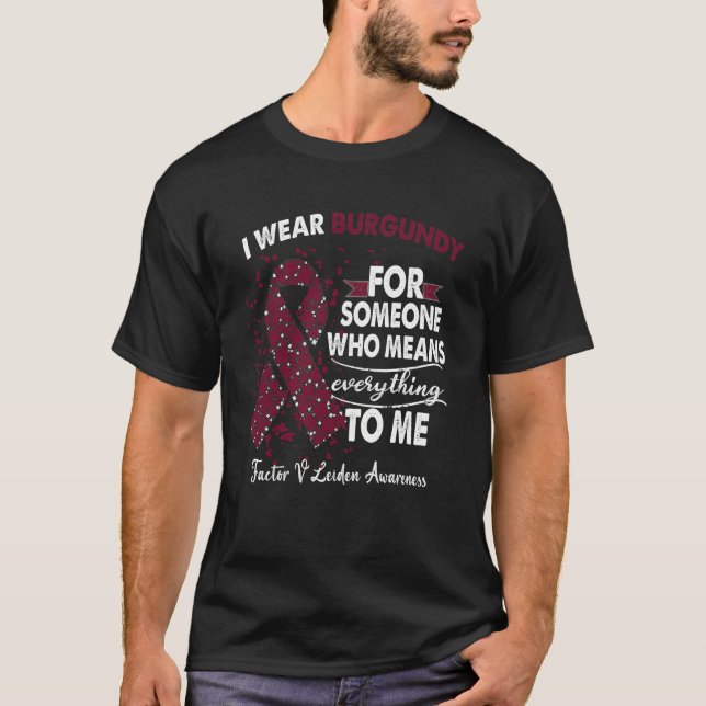 Factor V Leiden Awareness Warrior Support Survivor T-Shirt (Front)
