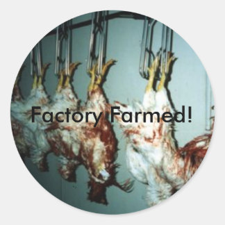 factory farming protest stickers