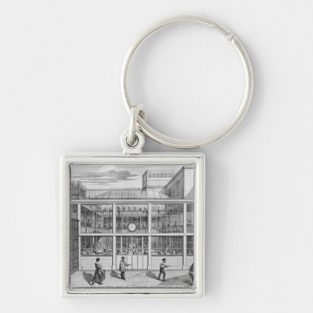 Factory for shotgun cartridges, Usine Chaudun Key Ring (Front)