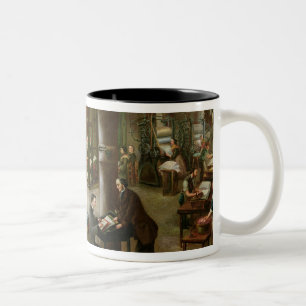 Factory in the Rue d'Aubagne, 1861 Two-Tone Coffee Mug