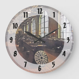 Factory Machine Shop Large Clock
