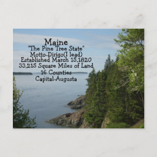 Facts from Maine Postcard