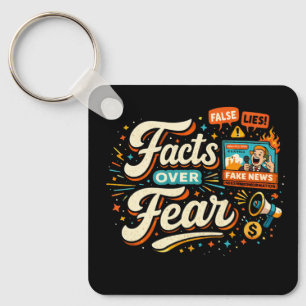 Facts Over Fear Key Ring