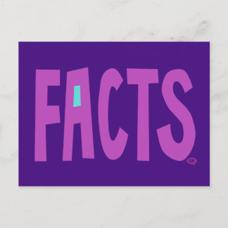 FACTS POSTCARD