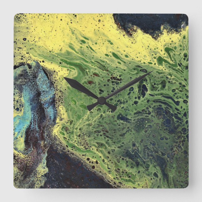 Fade Away 1 Abstract Clock (Front)