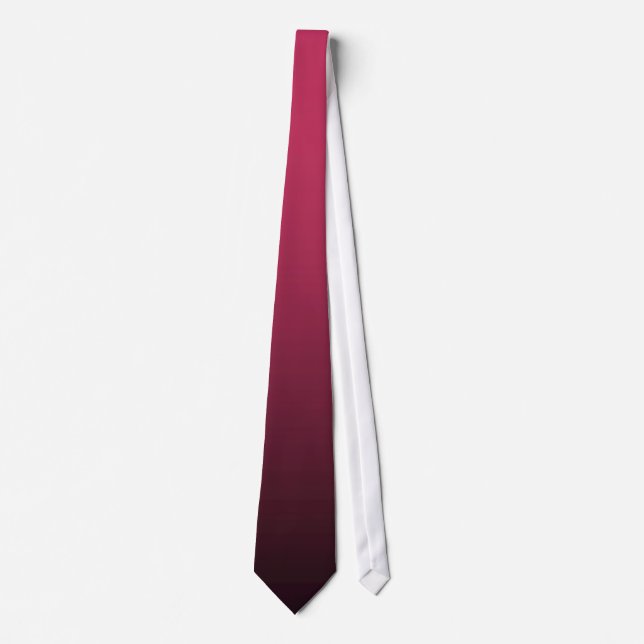 Fade Tie  - Burgundy Wine and Midnight (Front)